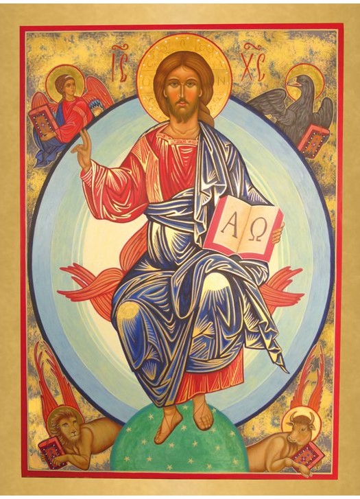 Christ en gloire. sans source.